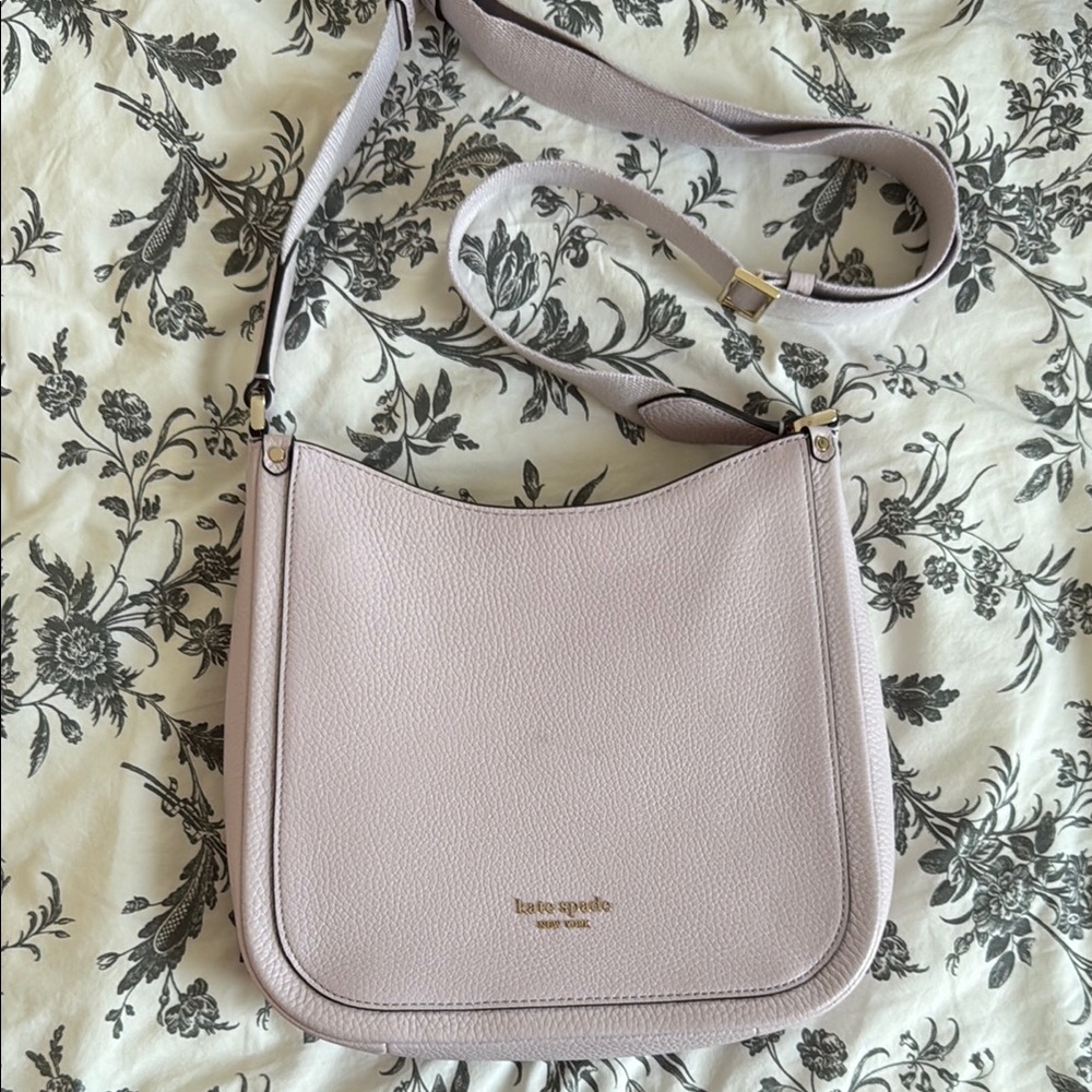 Kate Spade Lilac Leather Shoulder/Messanger Bag